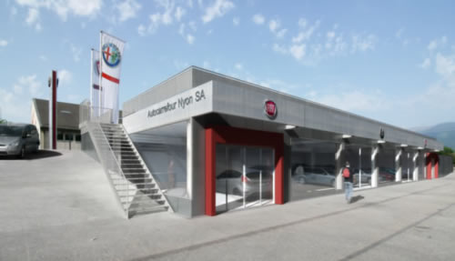 Schowroom Fiat à Nyon